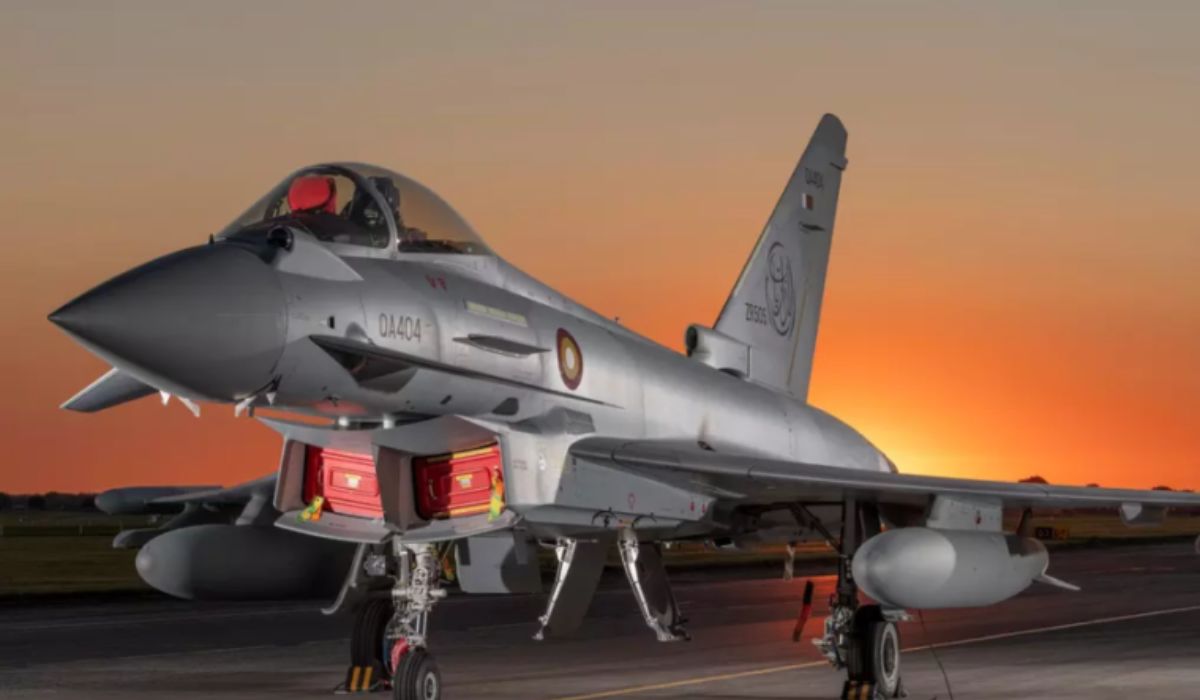Qatar's first Eurofighter Typhoon for World Cup